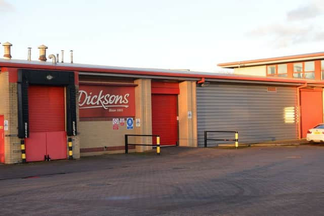 The Dickson's factory in Middlefields Industrial Estate