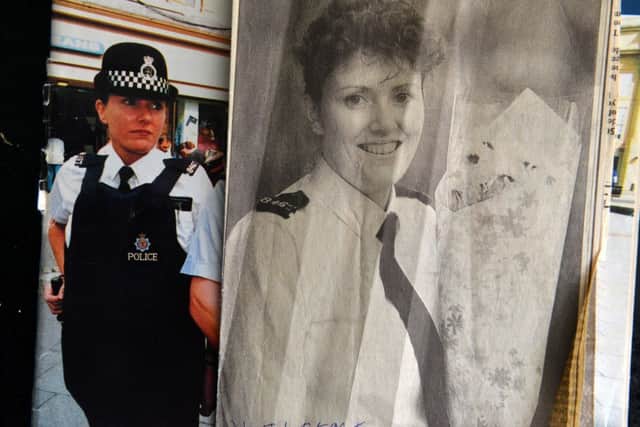 Clippings from Ileene Byrne's file from her time with Northumbria Police.