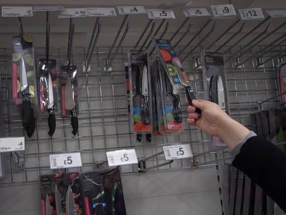 Asda says it will no longer sell single knives from the end of April.