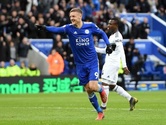 Leicester City striker Jamie Vardy