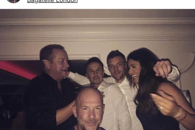 From Rebekah Vardy's Instagram, wife of Jamie Vardy.