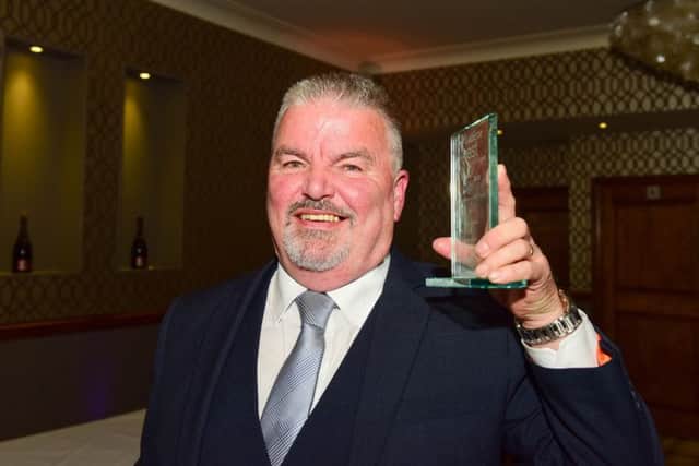 Best of South Tyneside Awards 2018, Lifetime Contribution Award winner Tony Carlisle.