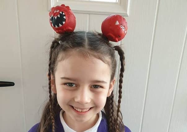 Red Nose Day in South Tyneside. Amelia. Picture: Amy Griffin.