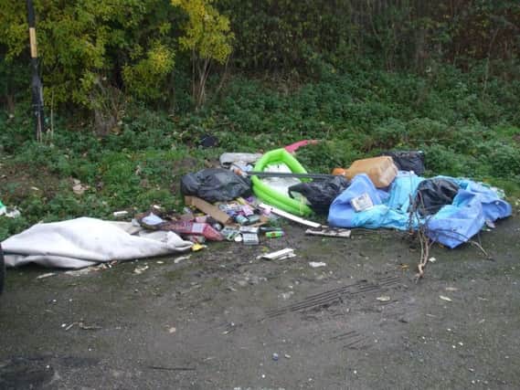 A recent picture of rubbish dumped near Jarrow Riverside.
