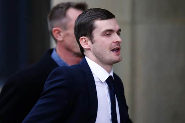 Adam Johnson. Picture by PA.