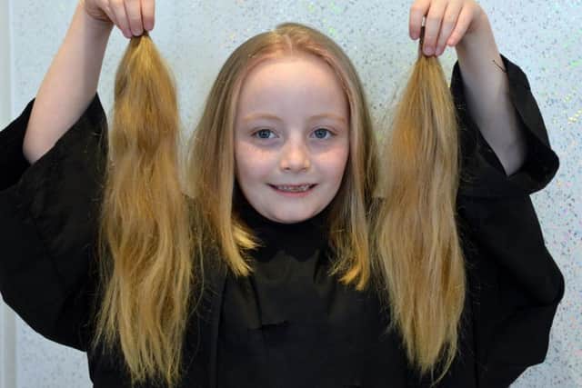 Amelia Reveley, 7 Little Princess Charity haircut