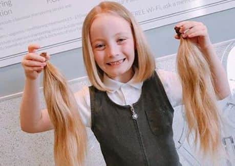 Amelia Reveley is now going to donate her hair to the Little Princess Trust