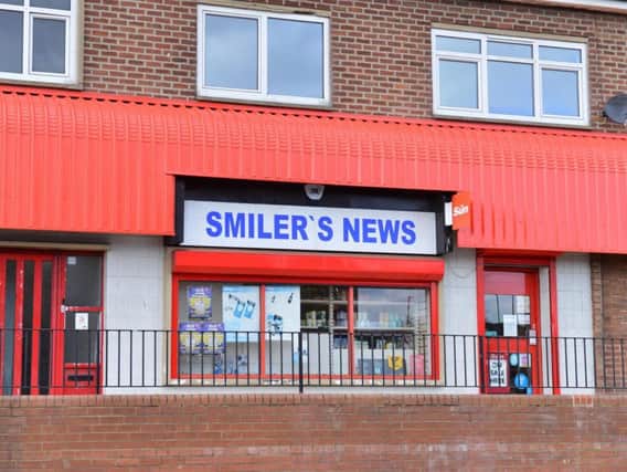 The robbery happened at Smiler's News
