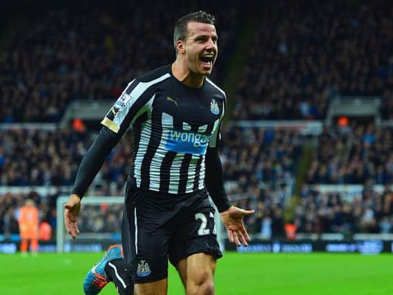 Steven Taylor celebrates scoring against Burnley.