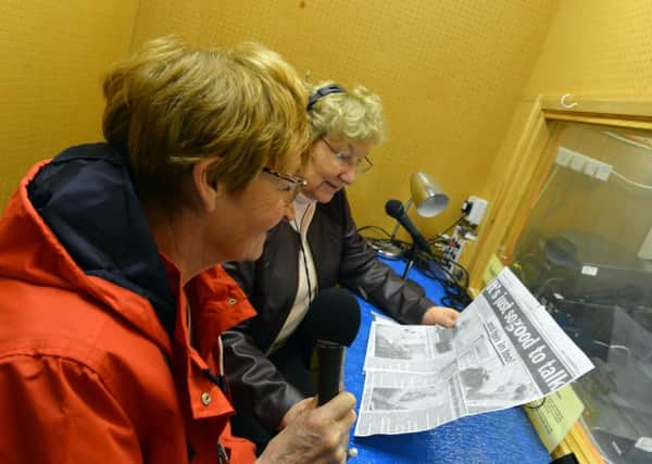 The talking newspaper at Perth Green CA comes to an end after 30  years. Front Lynda Sharpe and Ethne Brown