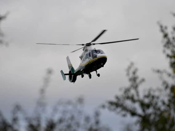 The Great North Air Ambulance was called to Jarrow today
