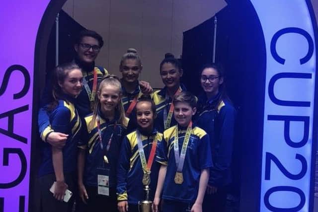 South Tyneside Gymnastics Club travelled to America to compete in the Vegas Acro Cup 2019.