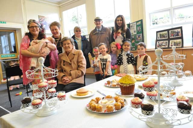 Staff past and present join pupils past and present to celebrate Clervaux Nursery's 80th anniversary.