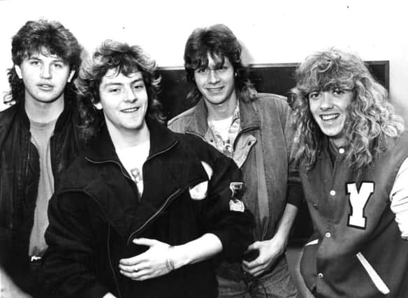 South Shields rock band Pulse back in Friday October 1988.