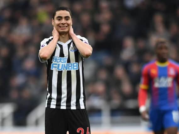 Newcastle United lost their first home game since January after a 1-0 defeat to Crystal Palace.
