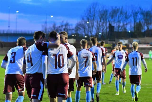 Shields remain in second after Farsley Celtic also won.