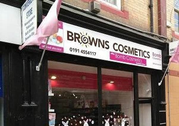 Browns Cosmetics is set to close.