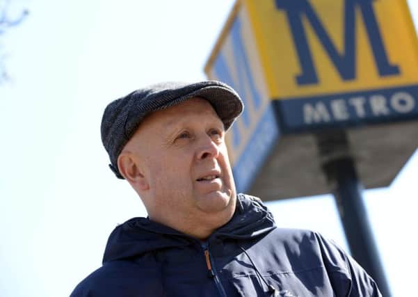 Peter Bennetts has limited sight is angry over no audio announcements on the Metro system