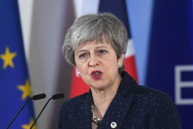 Theresa May. Picture by PA
