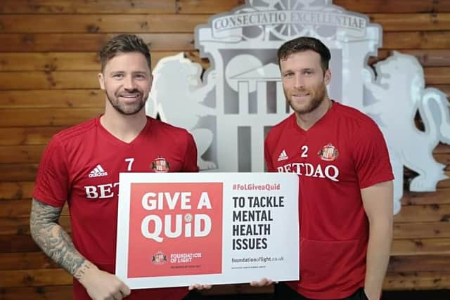 Chris Maguire and Adam Matthews are among the Sunderland AFC team to support the campaign.