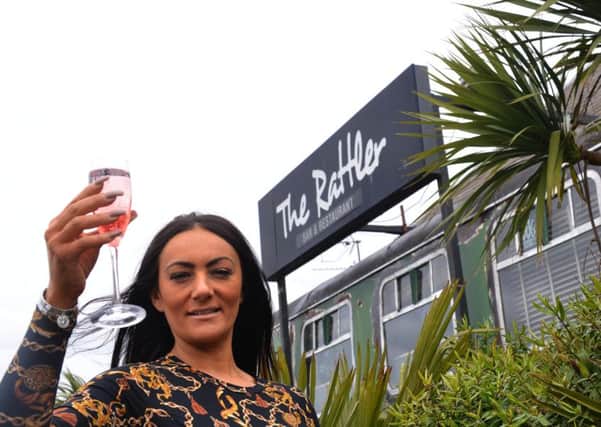 Co-owner Sinia Jazwi outside of the refurbished Rattler in South Shields.