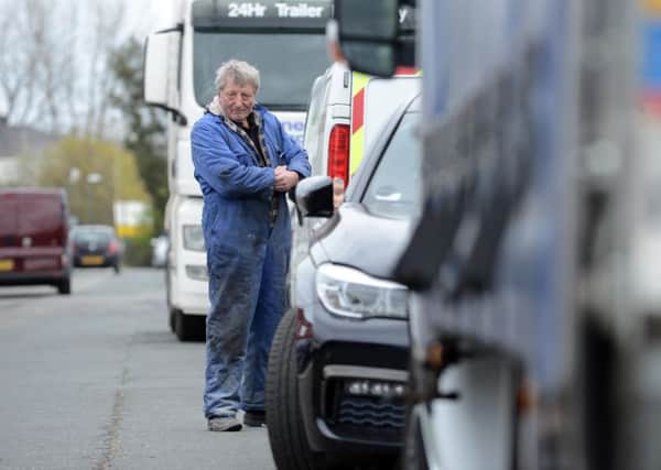 Glendale Transport's Norman Moore concerns with car parking on Middlefields Industrial Estate