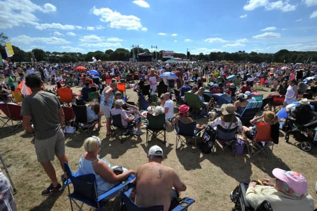 The sun shining on Bents Park.