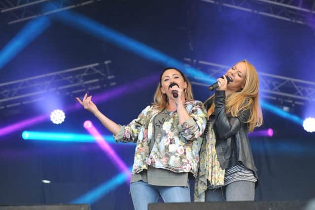 Atomic Kitten close the show.