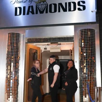 Checks at House of Diamonds in South Shields. Picture: Kevin Ho.