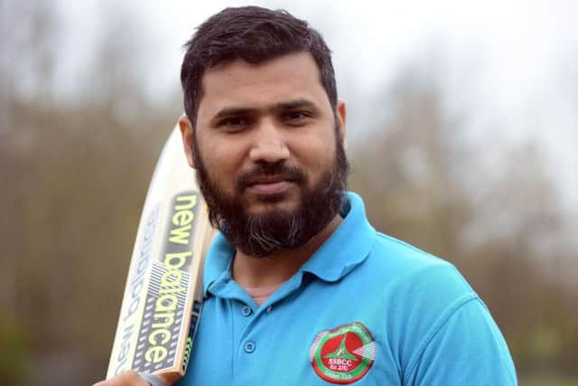 South Shields Bangladeshi Cricket Club captain Mothiur Hridoy.