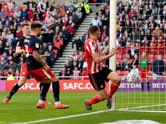 Charlie Wyke scored Sunderland's second goal against Doncaster at the Stadium of Light.