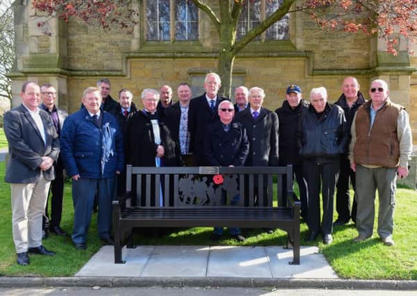 South Shields Freemasons raised funds for a memorial bench in Harton Cemetery.
