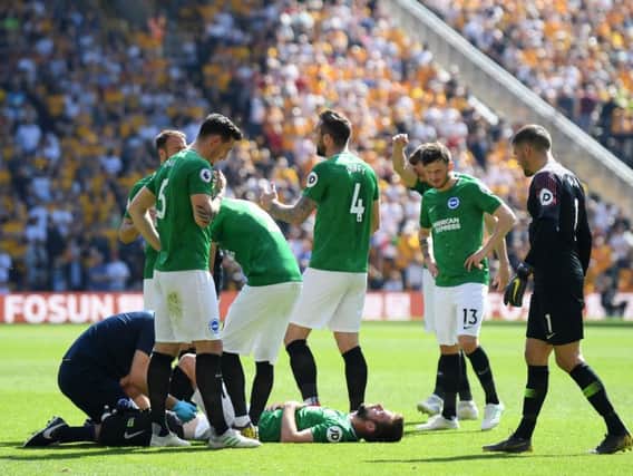 Davy Propper will miss Brighton's clash with Newcastle