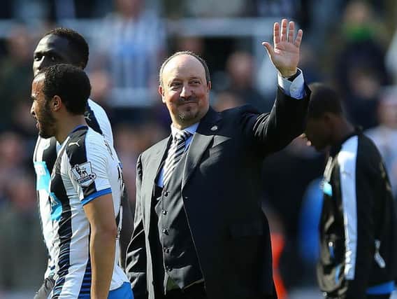 Rafa Benitez after Newcastle's 5-1 win over Tottenham.