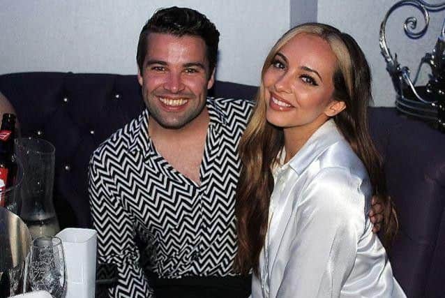 Joe McElderry and Jade Thirlwall, of Little Mix, at Club Del Mar in South Shields. Picture: Sophie.