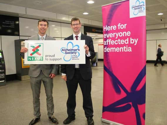 Andrew Ball from Alzheimers Society and Tobyn Hughes, Nexus .