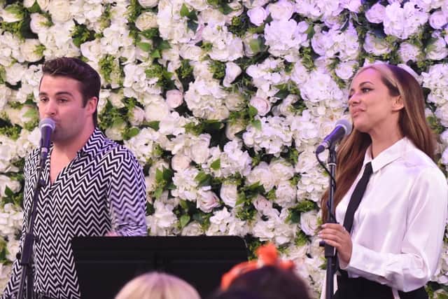 Joe McElderry and Jade Thirlwall perform at the event. Picture: Craig Leng Photography.