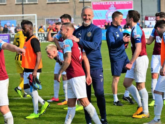 South Shields could win a fourth-straight promotion today, picture by Kev Wilson.