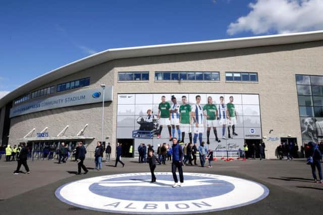 The Amex Stadium.