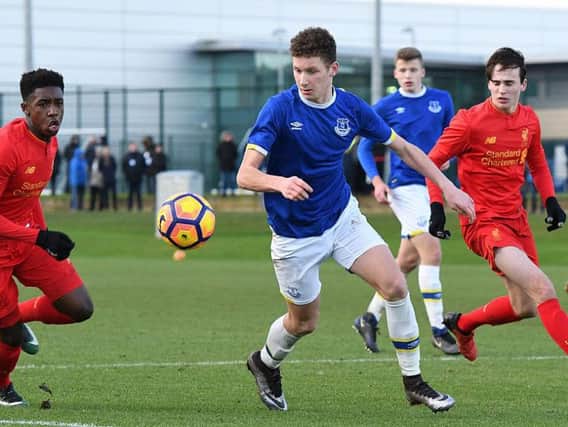 Sunderland have taken Everton youngster Michael Collins on trial.