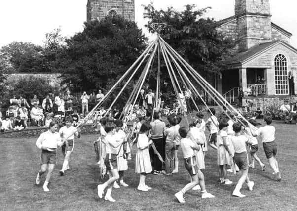 Did you ever perform a maypole dance as a youngster?