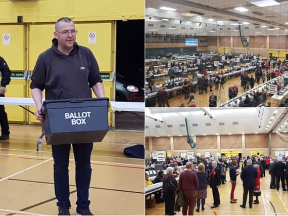 The election count gets underway in South Tyneside.
