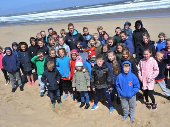 The day down at Sandhaven Beach was packed with activities.