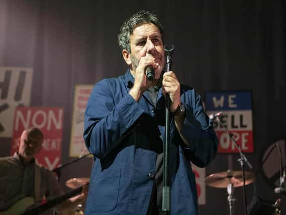 Terry Hall of The Specials performing on their 40th anniversary tour at the O2 Academy in Newcastle. Pic: Mick Burgess.