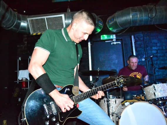 Jonny Robson of Gimp Fist, who were playing their first Sunderland gig in 10 years. Pic: Gary Welford.