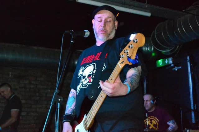 Chris Wright of Gimp Fist, who playing at Independent in their first Sunderland gig in 10 years. Pic: Gary Welford.