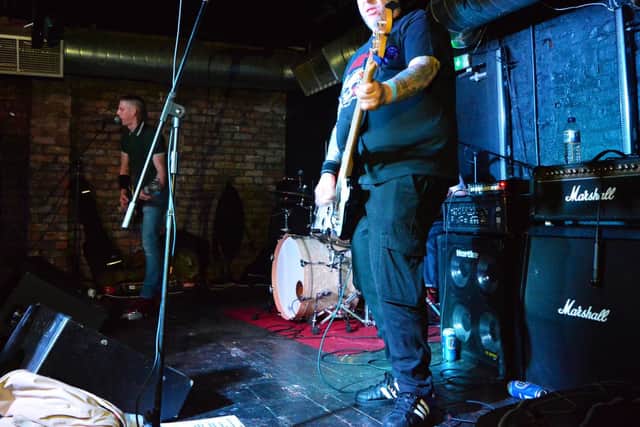 Gimp Fist playing at Independent - their first Sunderland gig in 10 years. Pic: Sue Welford.