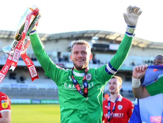 Barnsley goalkeeper Adam Davies