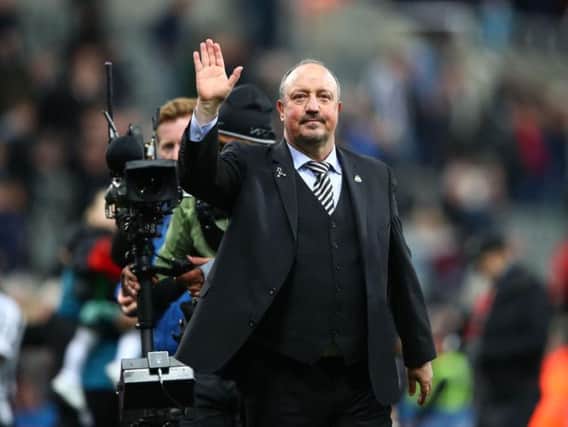 Newcastle manager Rafa Benitez.