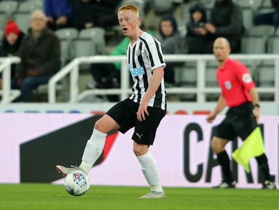 Newcastle United youngster Matty Longstaff